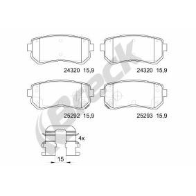 Achetez des Plaquettes de frein BRECK 25292 00 702 00 à prix pour 28,71 €