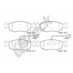 Achetez des Plaquettes de frein BRECK 25429 00 702 00 à prix pour 36,28 €