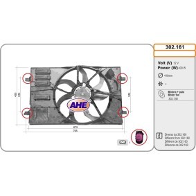 Kühlerlüfter 302.161 von AHE günstig für 562,68 € online kaufen