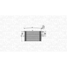 Osta Lauhdutin, ilmastointilaite MAGNETI MARELLI:llä 350203156000 edullisesti hintaan 181,98 €