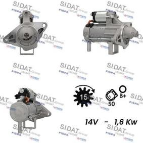 Køb Starter af SIDAT S12DE0589A2 til den lave pris 2005,72 DKK