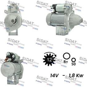 Anlasser S12DE0678A2 von SIDAT günstig für 205,64 € online kaufen