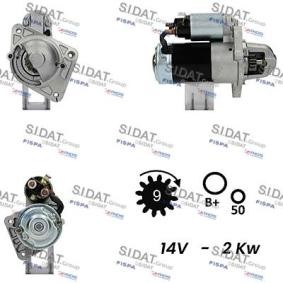 Köp Startmotor av SIDAT S12MH0329A2 till det låga priset 1585,46 kr