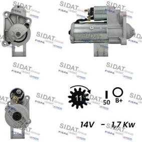 Anlasser S12VA0279A2 von SIDAT günstig für 120,05 € online kaufen