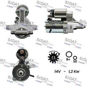 Anlasser S12VS0283A2 von SIDAT günstig für 116,02 € online kaufen