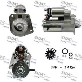 Anlasser S12VS0369A2 von SIDAT günstig für 128,08 € online kaufen