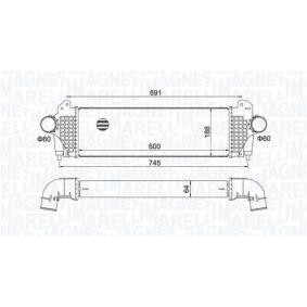Kjøp Intercooler av MAGNETI MARELLI 351319205740 til den lave prisen 2269,53 NOK