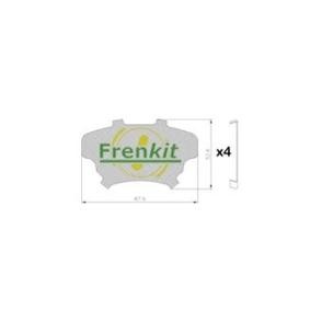 Osta Kitinä-kalvo, jarrupala (kitinälevy) FRENKIT:llä 940301 edullisesti hintaan 7,80 €