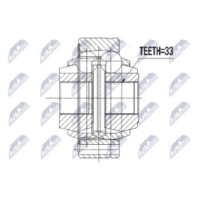 Compre Jogo de apoios, veio de transmissão da NTY NPW-VW-088 a um preço baixo por 41,60 €