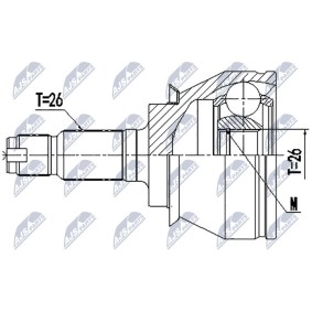 Gelenksatz, Antriebswelle NPZ-BM-020 MINI von NTY
