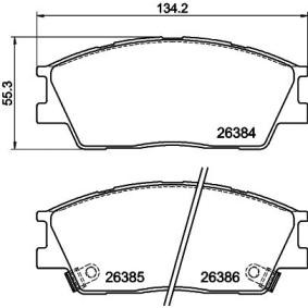 Compre Pastilhas de travão da HELLA 8DB 355 043-981 a um preço baixo por 62,83 €
