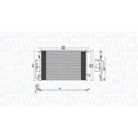 Osta Lauhdutin, ilmastointilaite MAGNETI MARELLI:llä 350203892000 edullisesti hintaan 93,02 €
