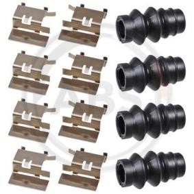 Achetez des Kit d'accessoires, plaquette de frein à disque A.B.S. 0120Q à prix pour 14,70 €