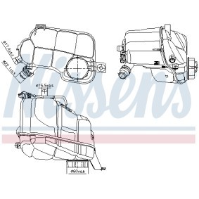 Ausgleichsbehälter 996297 von NISSENS günstig für 42,36 € online kaufen