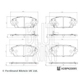 Bremsbeläge ADBP420095 von BLUE PRINT günstig für 62,28 € online kaufen