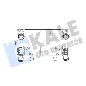 Ladeluftkühler 344820 von KALE OTO RADYATOR günstig für 124,31 € online kaufen