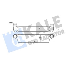 Ladeluftkühler 344850 von KALE OTO RADYATOR günstig für 98,96 € online kaufen