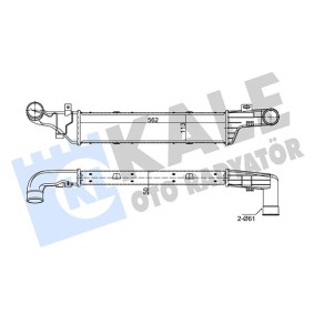 Ladeluftkühler 348890 von KALE OTO RADYATOR günstig für 96,76 € online kaufen