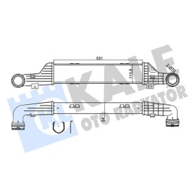 Ladeluftkühler 350865 von KALE OTO RADYATOR günstig für 90,72 € online kaufen