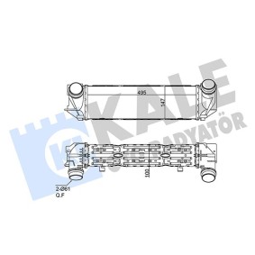 Ladeluftkühler 352495 von KALE OTO RADYATOR günstig für 164,04 € online kaufen