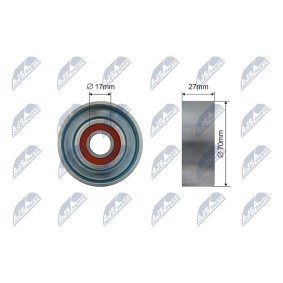 Spannrolle, Keilrippenriemen RNK-HD-026 von NTY günstig für 20,96 € online kaufen