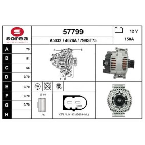 Lichtmaschine 57799 von EAI günstig für 221,01 € online kaufen