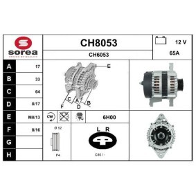 Lichtmaschine CH8053 von SNRA günstig für 178,63 € online kaufen