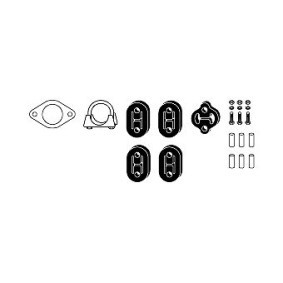 Compre Kit de sujeción del tubo de escape de HJS online para SUNNY II Hatchback (N13) a precios moderados