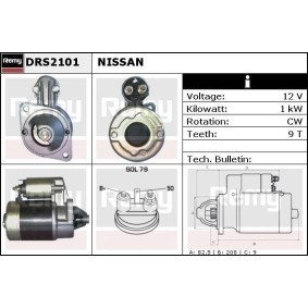 Anlasser DRS2101 von DELCO REMY günstig für 109,88 € online kaufen