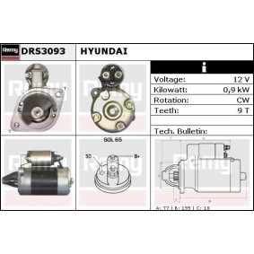 Anlasser DRS3093 von DELCO REMY günstig für 112,10 € online kaufen