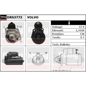 Anlasser DRS3773 von DELCO REMY günstig für 377,68 € online kaufen