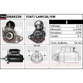 Anlasser DRS6230 von DELCO REMY günstig für 72,99 € online kaufen