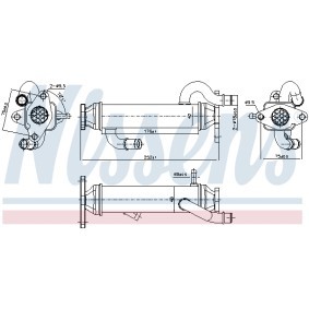 AGR Kühler 989328 von NISSENS günstig für 143,81 € online kaufen