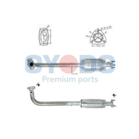 Katalysator 10N0048-OYO von Oyodo günstig für 232,81 € online kaufen