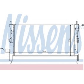 Kühler, Motorkühlung 60517 von NISSENS günstig für 104,41 € online kaufen