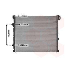 Kjøp Radiator, motorkjøling av VAN WEZEL 58012731 til den lave prisen 2821,38 NOK