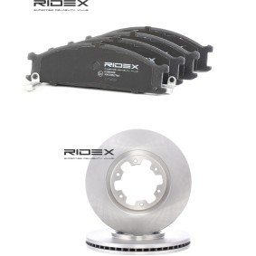 Acquista Kit dischi e pastiglie da RIDEX online per NAVARA Pianale piatto/Telaio (D22) a prezzi moderati