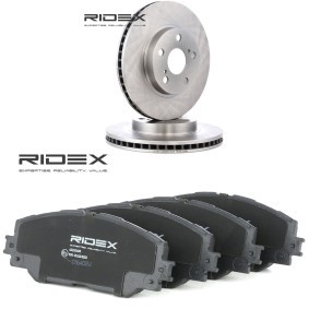 Compre Discos y pastillas de freno de RIDEX online para PRIUS PLUS (ZVW4_) a precios moderados