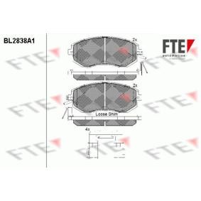 Bremsbeläge 9011017 von FTE günstig für 42,87 € online kaufen