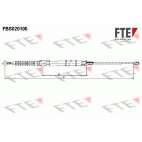 Handbremsseil 9250004 von FTE günstig für 17,96 € online kaufen