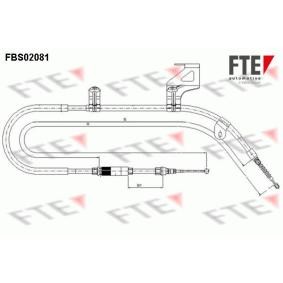 Handbremsseil 9250081 von FTE günstig für 46,94 € online kaufen