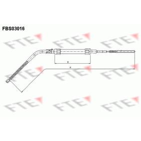 Handbremsseil 9250105 von FTE günstig für 16,38 € online kaufen
