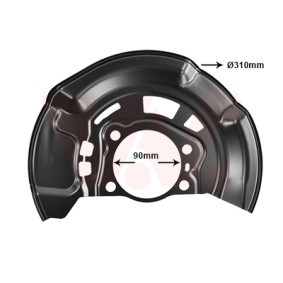 Ankerblech des Herstellers VAN WEZEL - Originalware Artikelnummer: 5470371