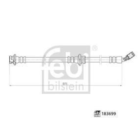 Bremsschlauch 183699 von FEBI BILSTEIN günstig für 13,88 € online kaufen