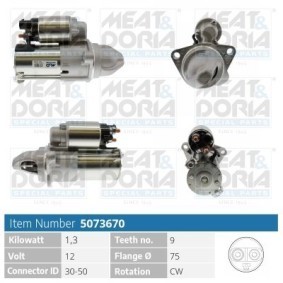 Compre Motor de arranque da MEAT & DORIA 5073670 a um preço baixo por 151,46 €