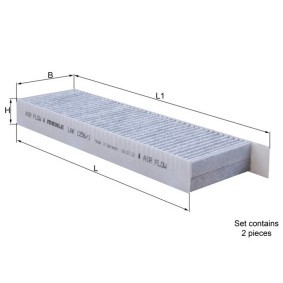 Køb Pollenfilter af KNECHT LAK 1256/1/S til den lave pris 223,86 DKK