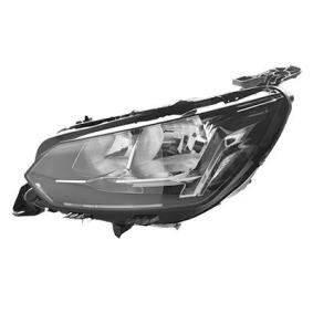Köp Strålkastare från VAN WEZEL på nätet till 208 II Hatchback (UB_, UP_, UW_, UJ_) till schyssta priser