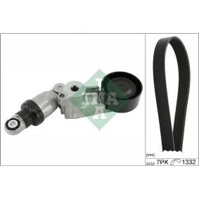 Compre Jogo de correia trapezoidal estriada de INA online para NV300 Kombi (X82) a preços moderados