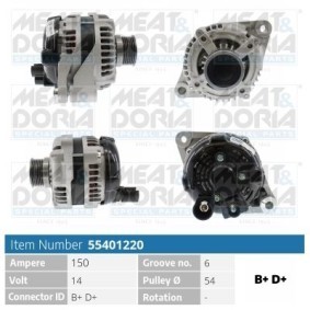Lichtmaschine 55401220 von MEAT & DORIA günstig für 307,04 € online kaufen