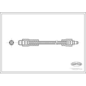 Bremsschlauch 19026704 von CORTECO günstig für 21,78 € online kaufen